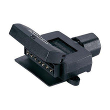 Narva 7 Pole amp 15A 12 Pin Flat Trailer Socket Black - Everything Caravans