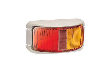White Side Marker Clearance Lightred and Amber Led - Model 16 Narva - Everything Caravans