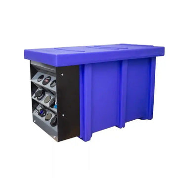 National Luna 12v Auxiliary Battery Box (Blue) - Ideal for Lithium Battery - NLBMS-20112 - Everything Caravans