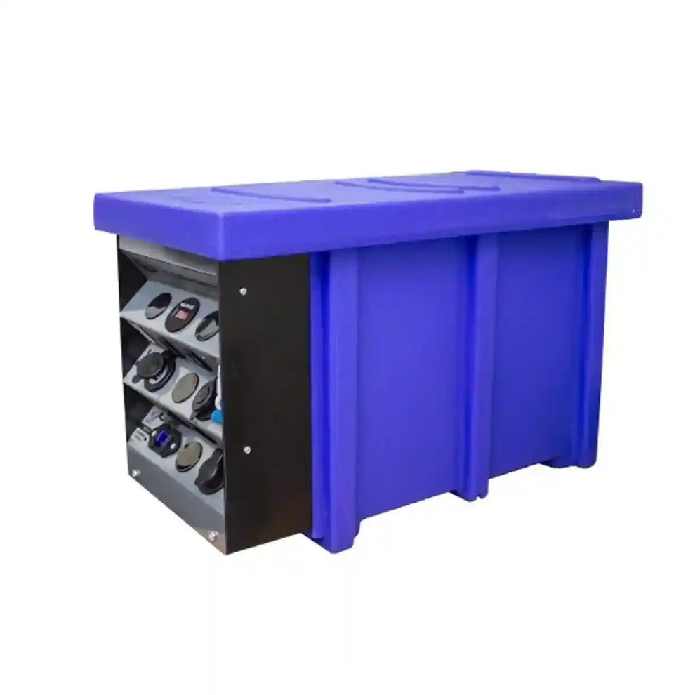 National Luna 12v Auxiliary Battery Box (Blue) - Ideal for Lithium Battery - NLBMS-20112 - Everything Caravans
