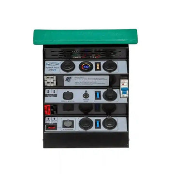 National Luna 12v DCDC Charger Box (Green) Ideal for Lithium Battery - Everything Caravans