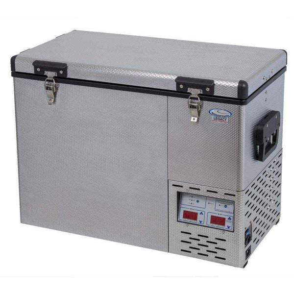 National Luna 50 Litre Legacy Stainless Steel Fridge and Freezer - Dual Zone - Everything Caravans