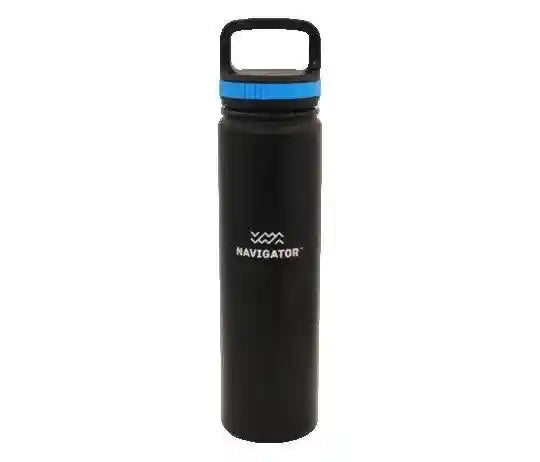 Navigator Gear Double Wall Flask - Stainless Steel Black - Everything Caravans