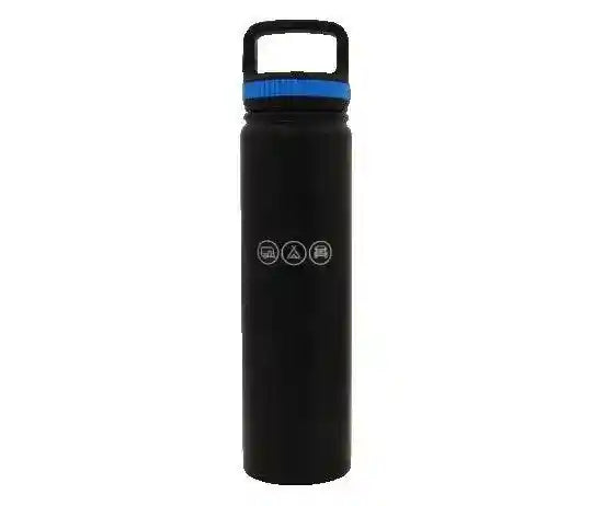 Navigator Gear Double Wall Flask - Stainless Steel Black - Everything Caravans