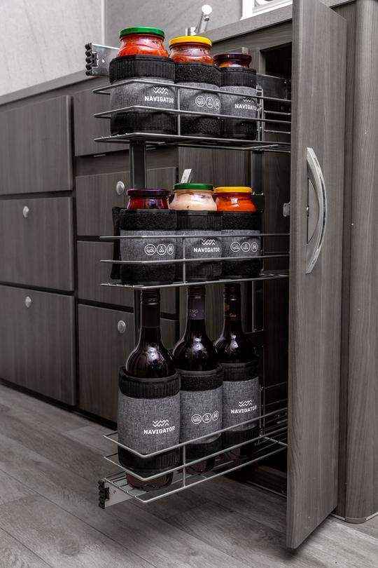 Navigator Gear Pantry Wine Buddy - Padded Pantry Protection - Everything Caravans