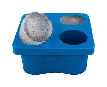 Navigator Gear Silicone Ice Tray - Blue Silicone - Everything Caravans