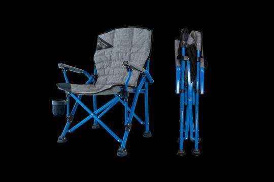 Navigator Gear the Nowhere Chair Kids 6 to 12 YRS Blue Grey - Everything Caravans