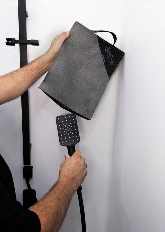 Navigator Gear Trailer Plug and Shower Head Buddy Grey - Everything Caravans