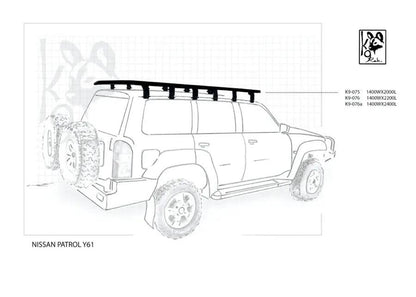 Nissan Patrol Y61 K9 Roof Racks Expedition Quality - Everything Caravans