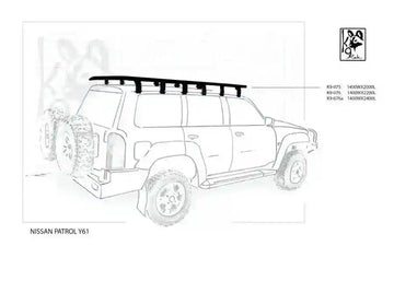 Nissan Patrol Y62 K9 Roof Racks Expedition Quality - Black Friday Sale - Everything Caravans