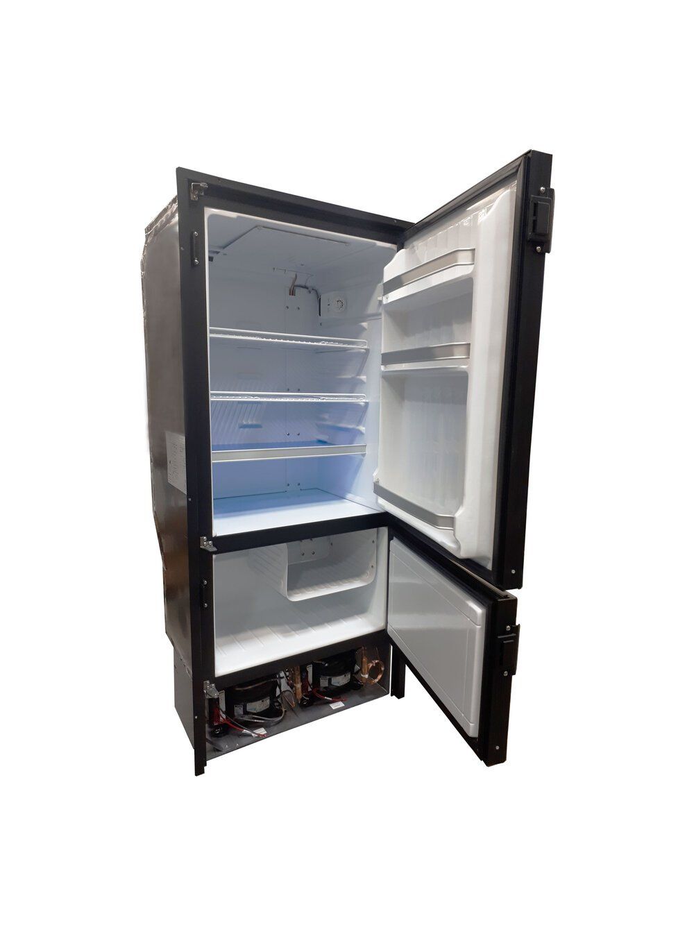 Replacing fridge freezer shop in static caravan