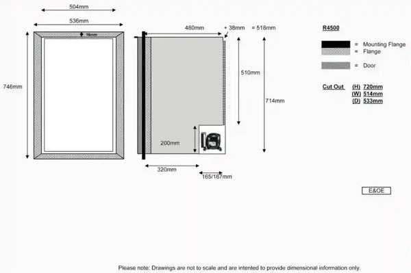 Novakool R4500Dc - 122 Litre 12volt Compressor Fridge Freezer - Everything Caravans