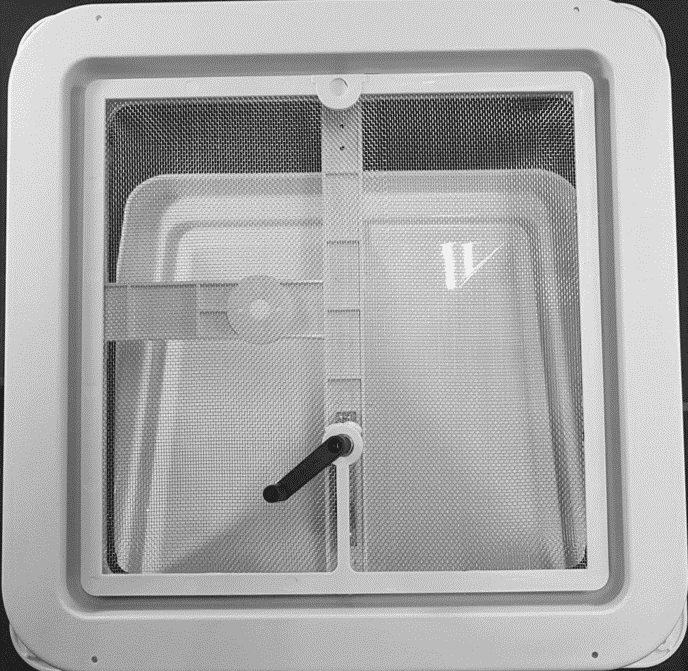 Ozvent 14" x 14" Hatch White for Caravan and Motorhome Roof - 10005 - Everything Caravans