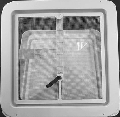Ozvent 14" x 14" Hatch White for Caravan and Motorhome Roof - 10005 - Everything Caravans