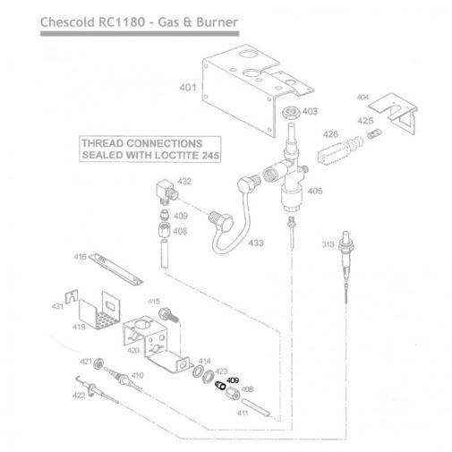 Olive Gas Pipe Suits RC1180 - Everything Caravans
