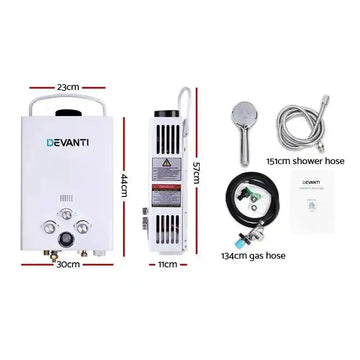 Outdoor Gas Water Heater - Everything Caravans