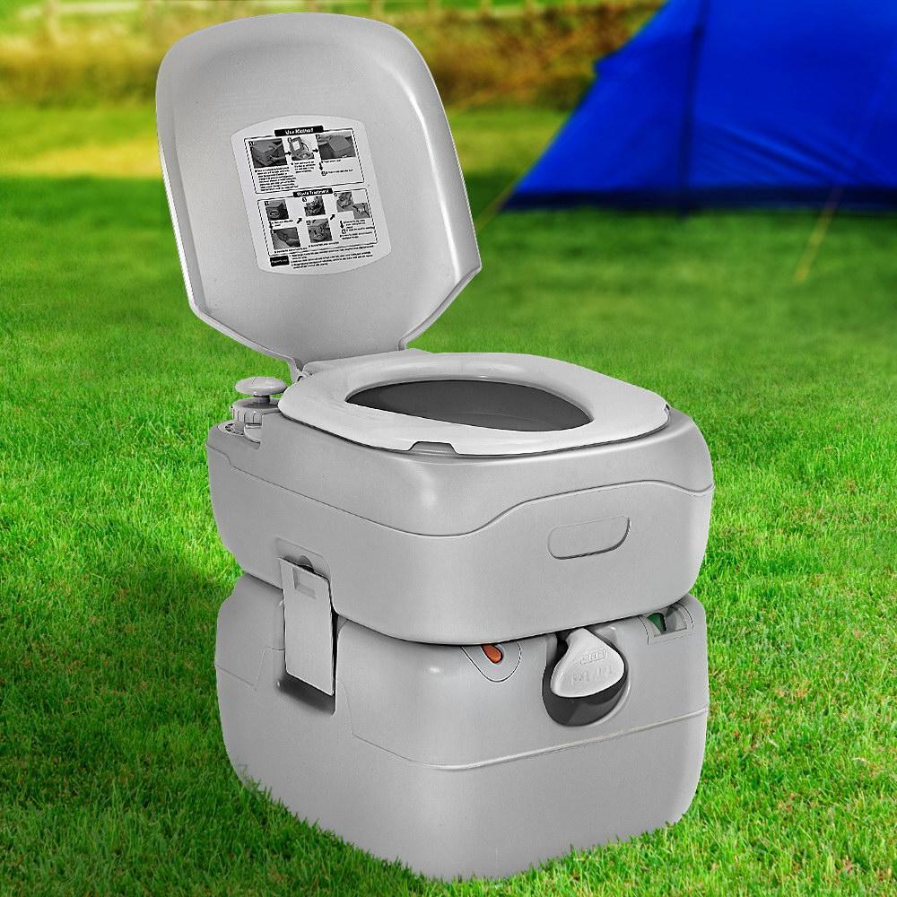 Outdoor Portable Camping Toilet 22L - Everything Caravans