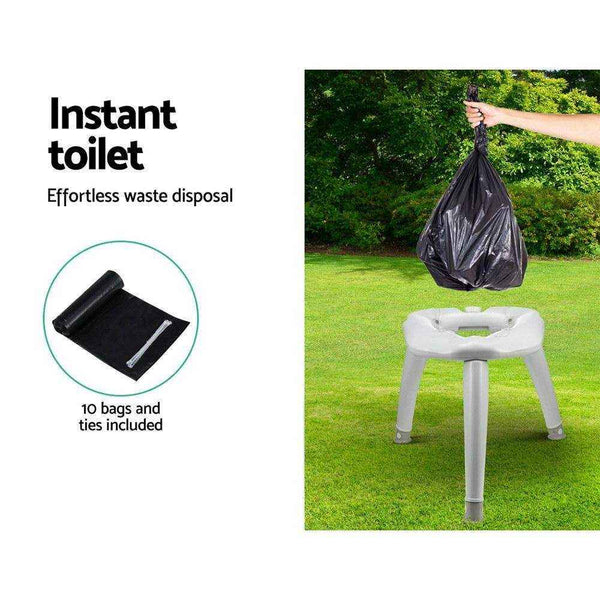 Outdoor Portable Folding Camping Toilet - Everything Caravans