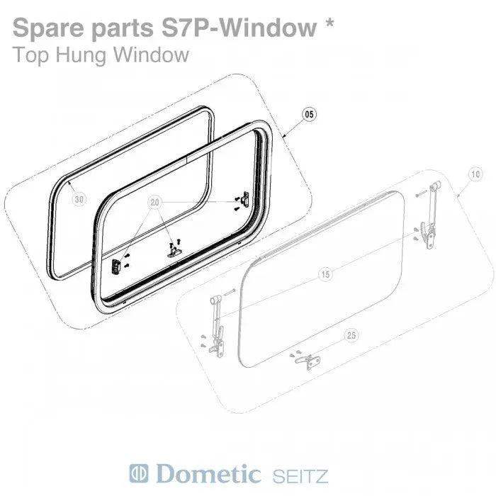 Outer Frame only for Seitz S7P Window 700 x 510mm - no longer availabl ...