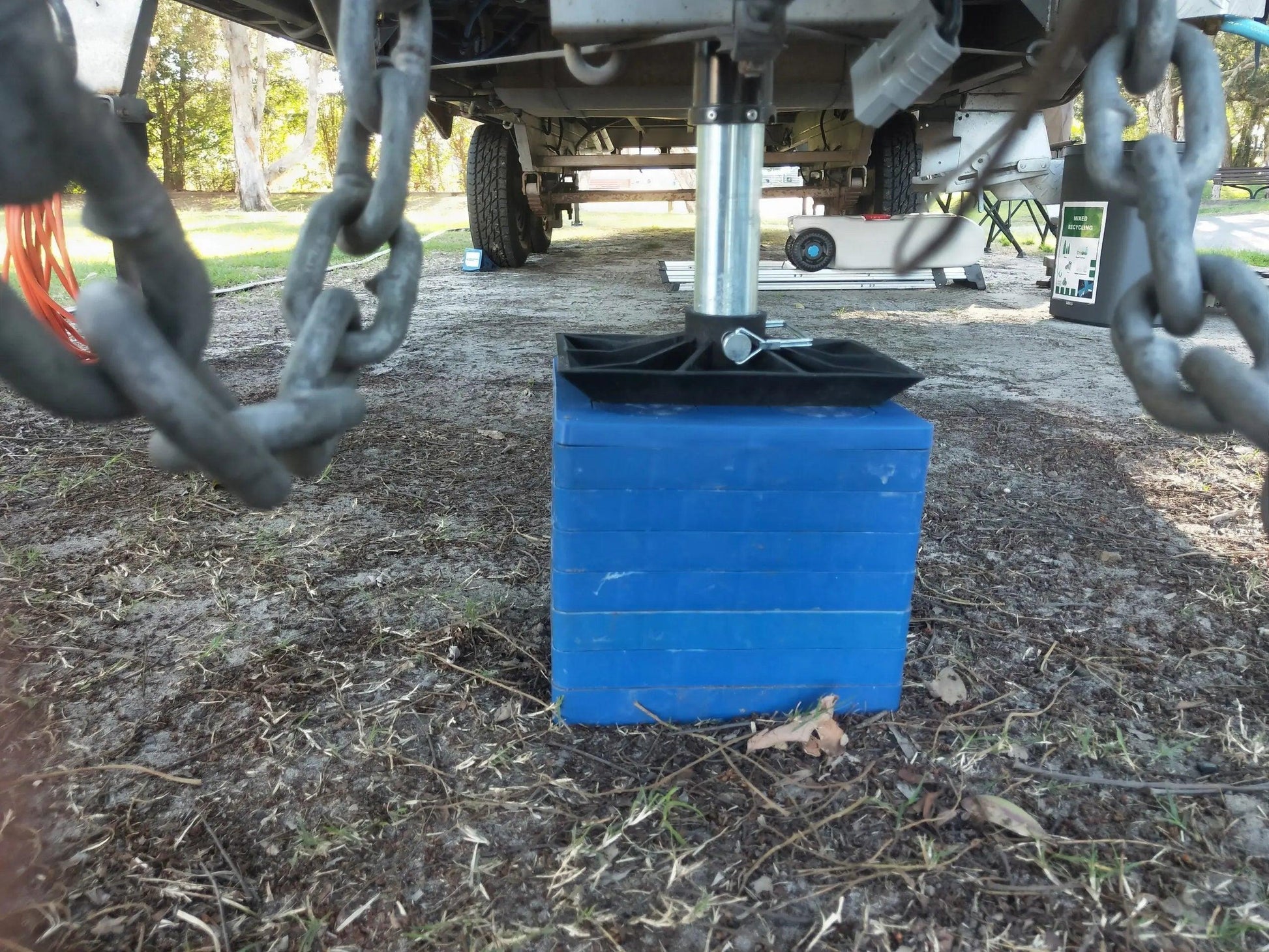 Oziblocknchock - Basic Kit for Single or Twin Axle - Everything Caravans