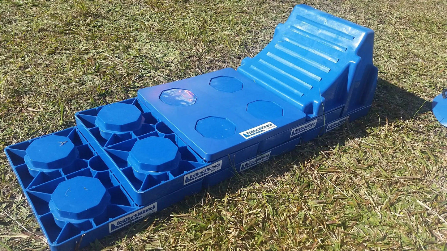 Oziblocknchock - Basic Kit for Single or Twin Axle - Everything Caravans