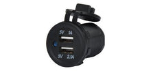Caravan Dual USB Waterproof Panel Mount 3.1A Charging Socket Black - Everything Caravans
