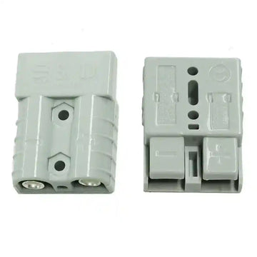Anderson Style Plug Connector 50amp 6Awg Grey Pair - Everything Caravans