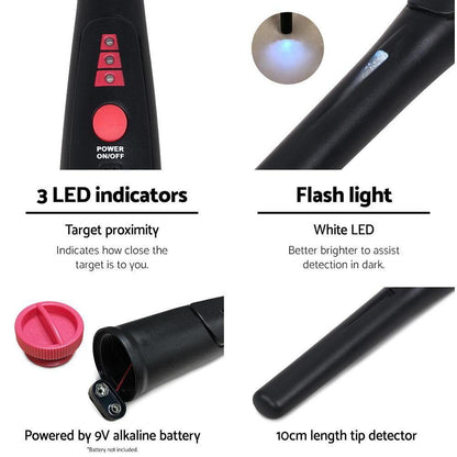 Pinpointer Metal Detector Black - Everything Caravans