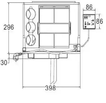 Cool-J RV Underbunk Aircon Reverse Cycle 2.6Kw Wifi - Everything Caravans