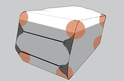 Poptop Caravan Cover 14Ft to 16Ft ADCO Olefin HD 3 Yr Warranty UV Stabilised - Everything Caravans
