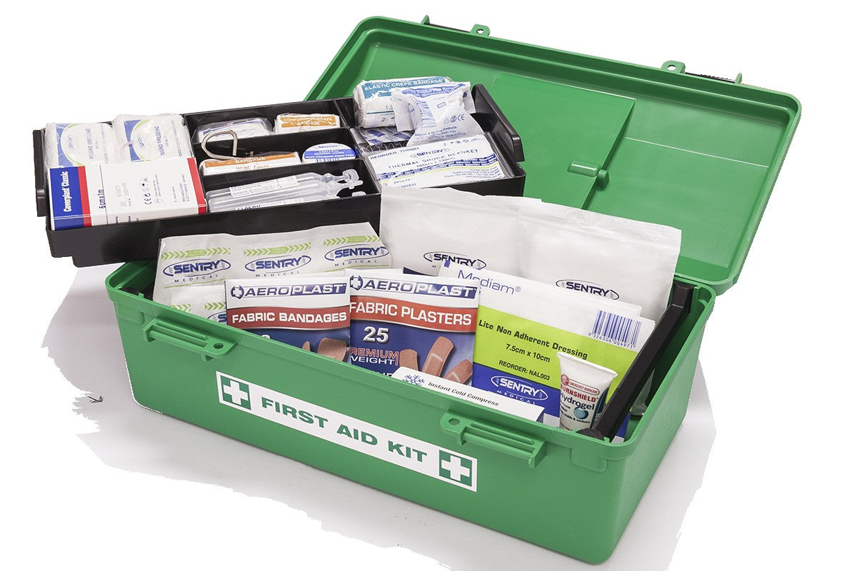 SafetyDave Tradesmans First Aid Kit - Compliant with Workplace Safety