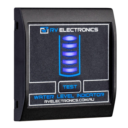 RV Electronics LED Black Single Tank Water Level Indicator - Everything Caravans