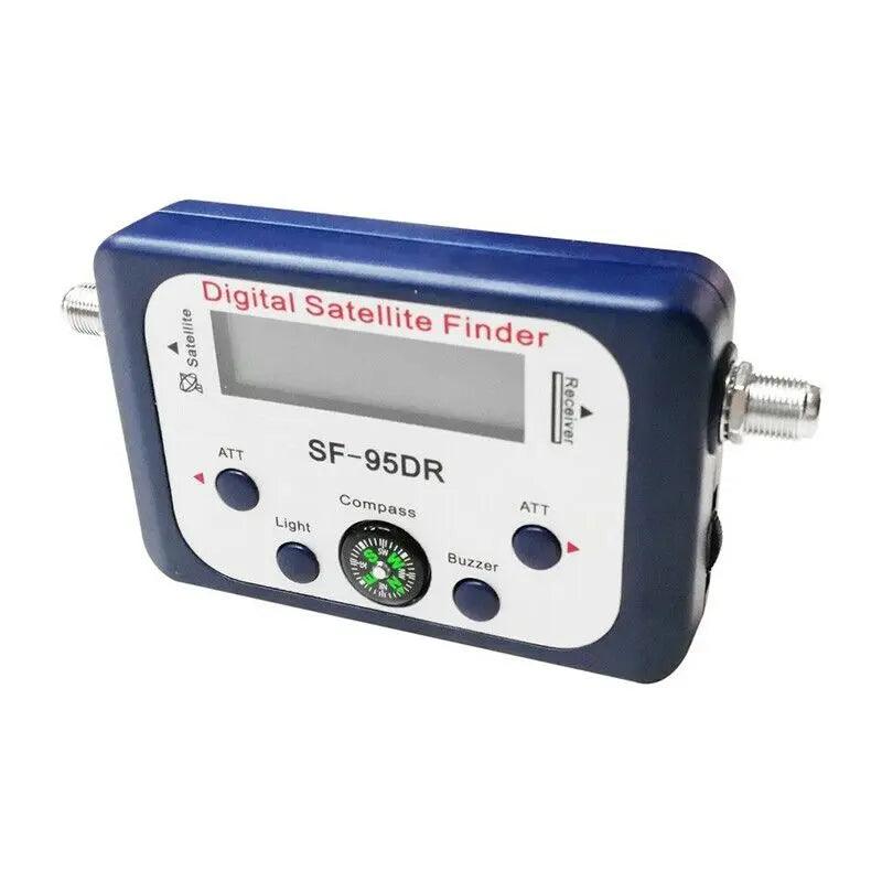 Sf-95Drl Digital Satellite Finder Signal Meter Compass TV Dish Fta LNB Satfinder - Everything Caravans