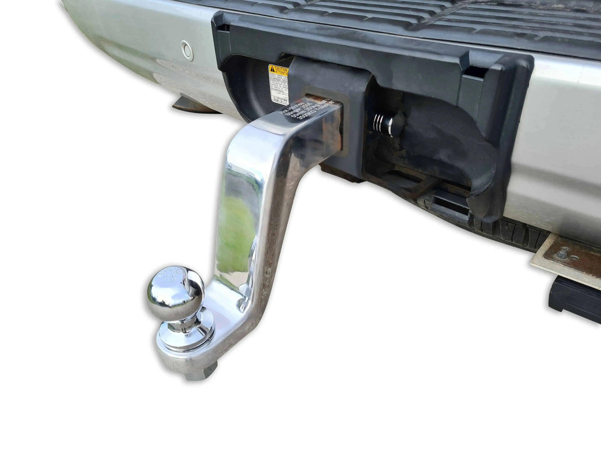 Stinger Solid Aluminium Towing Ball Mount 100mm Drop with Ball and Loc