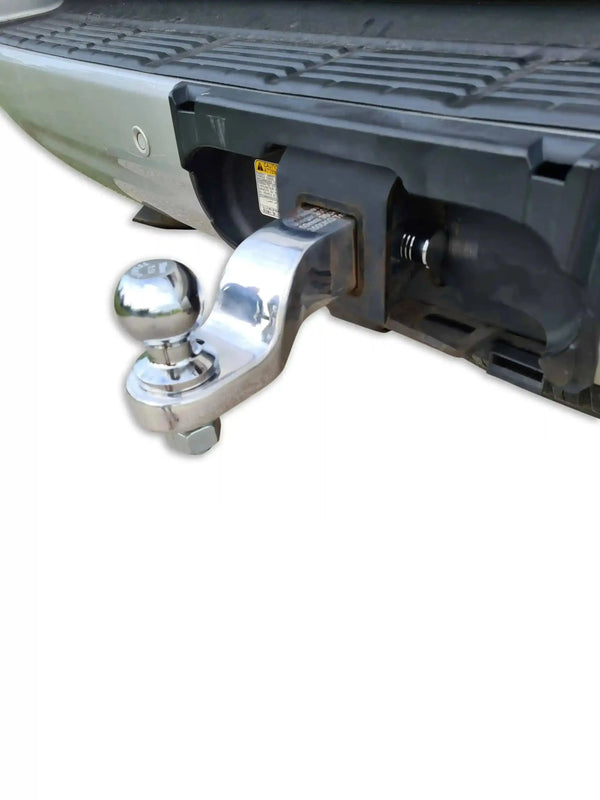 Stinger Solid Aluminium Towing Ball Mount 50mm Drop with Ball and Lockset - Everything Caravans