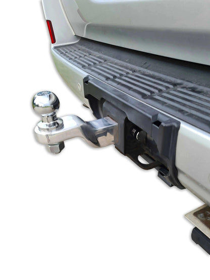 Stinger Solid Aluminium Towing Ball Mount 50mm Drop with Ball and Lockset - Everything Caravans