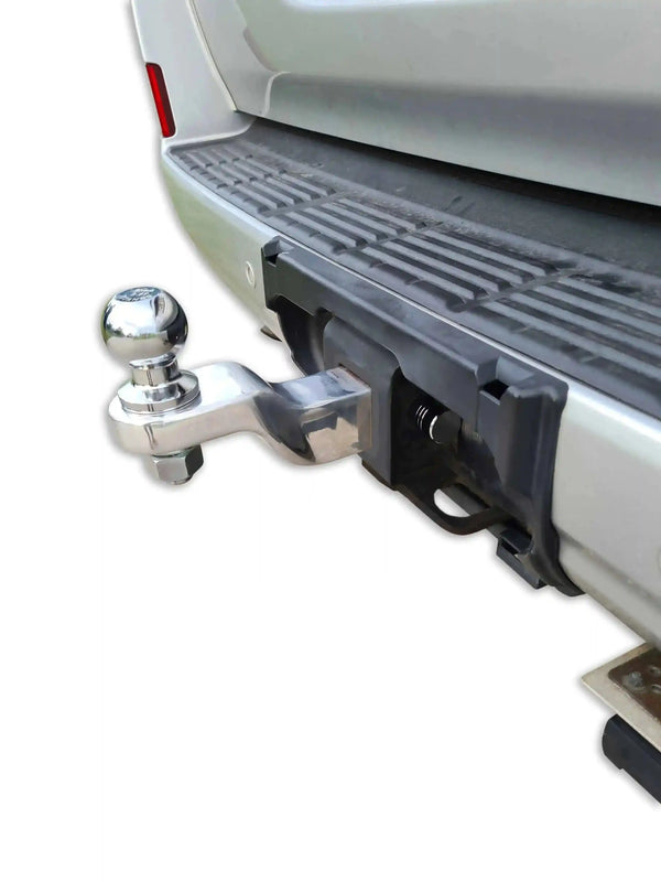 Stinger Solid Aluminium Towing Ball Mount 50mm Drop with Ball and Lockset - Everything Caravans