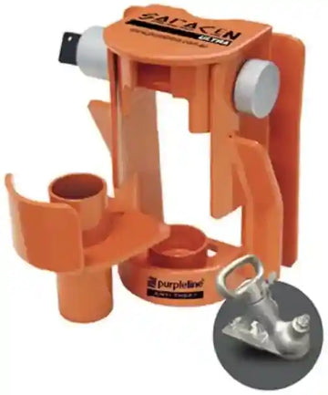 Saracen Ultra Hitch Lock Suits Australian Standard 50mm Ball Hitches on Vehicle and Off - Everything Caravans