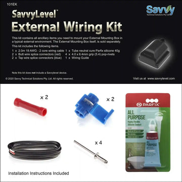 Savvylevel External Wiring Kit -2170 - Everything Caravans