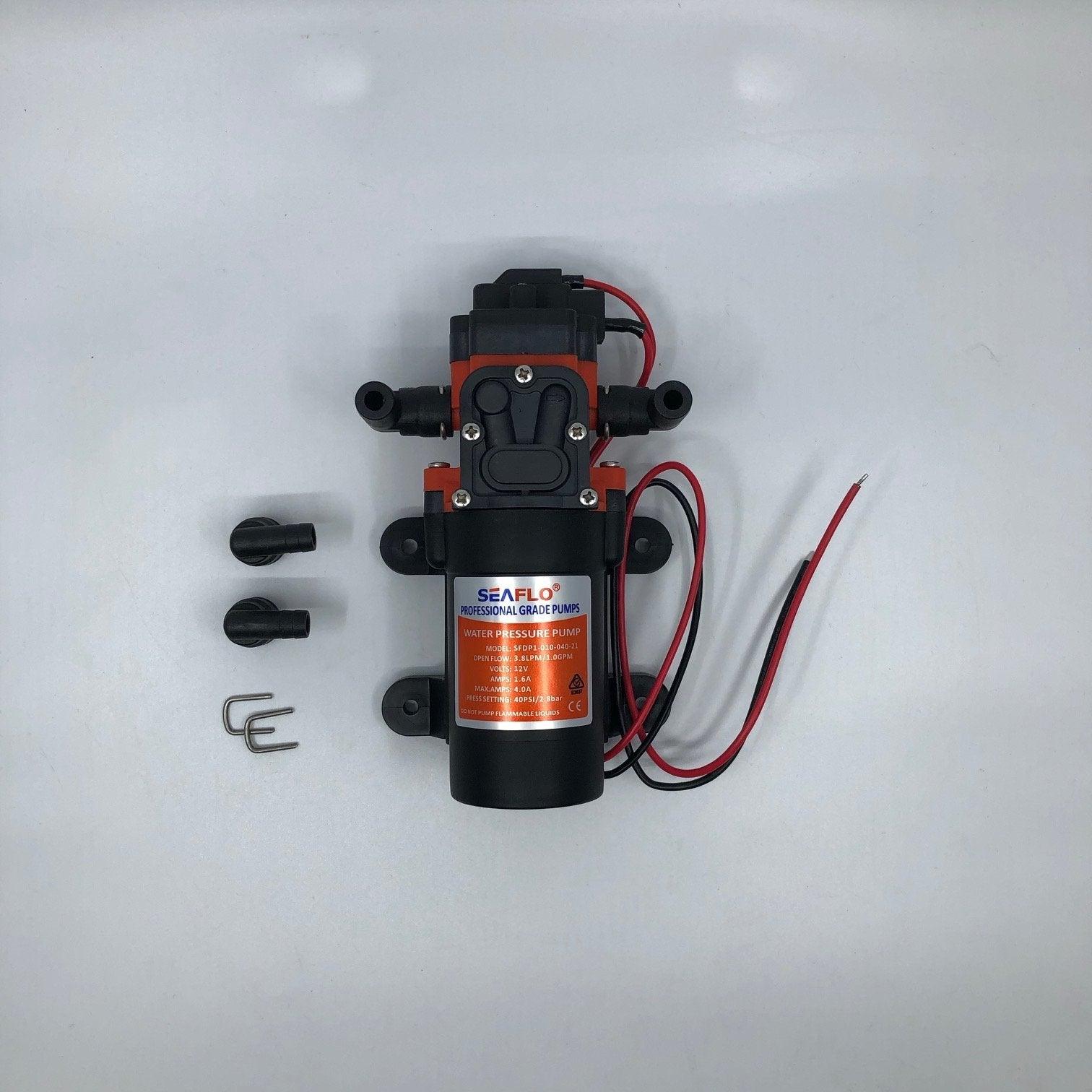 Seaflo Water Pressure Pump 3.8lpm Open Flow Caravan Motor Home Bus - Everything Caravans