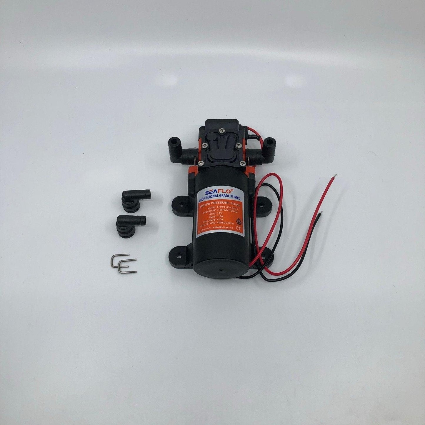 Seaflo Water Pressure Pump 3.8lpm Open Flow Caravan Motor Home Bus - Everything Caravans
