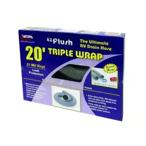 Sewer Hose 20Ft No fittings Silver 75mm Diameter - Everything Caravans