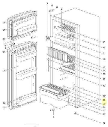 Shelf for Thetford N3185 3 Way Fridge - Everything Caravans