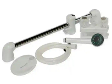 Shower Set for Caravan and Motorhome - White - Everything Caravans