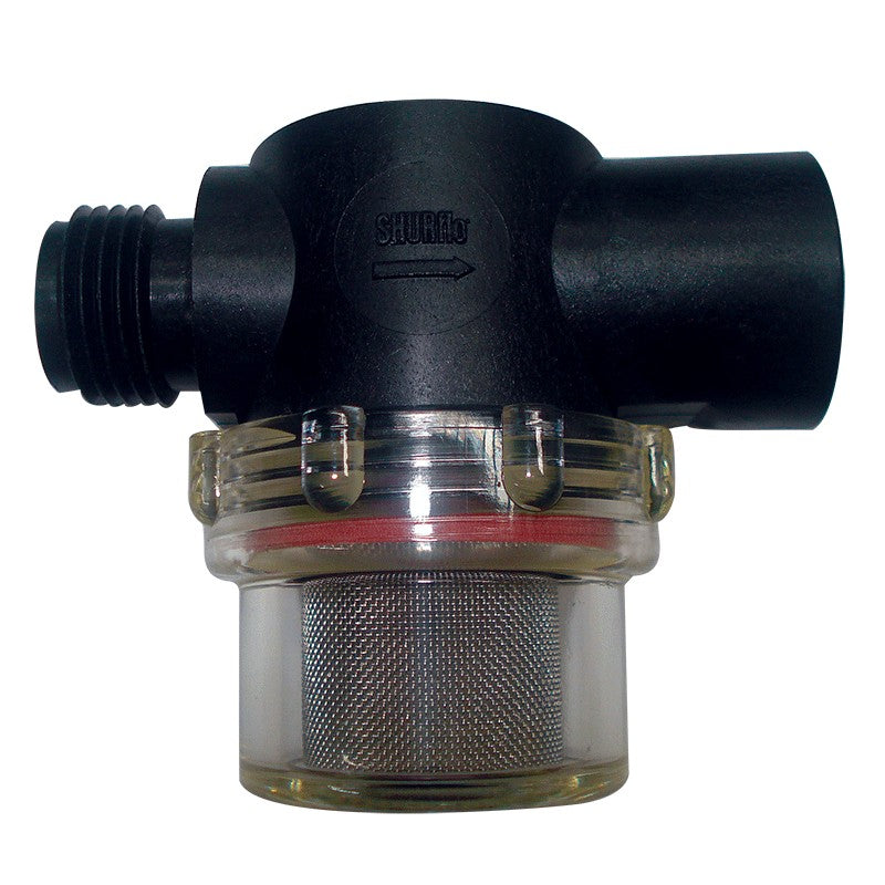 Shurflo Water Pump inline Filter 1/2 Thread Inlet and Outlet Everything Caravans