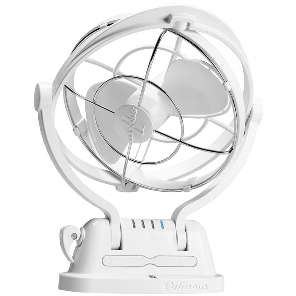 Sirocco Fan 2 - 12volt 3 Speed - White - Everything Caravans