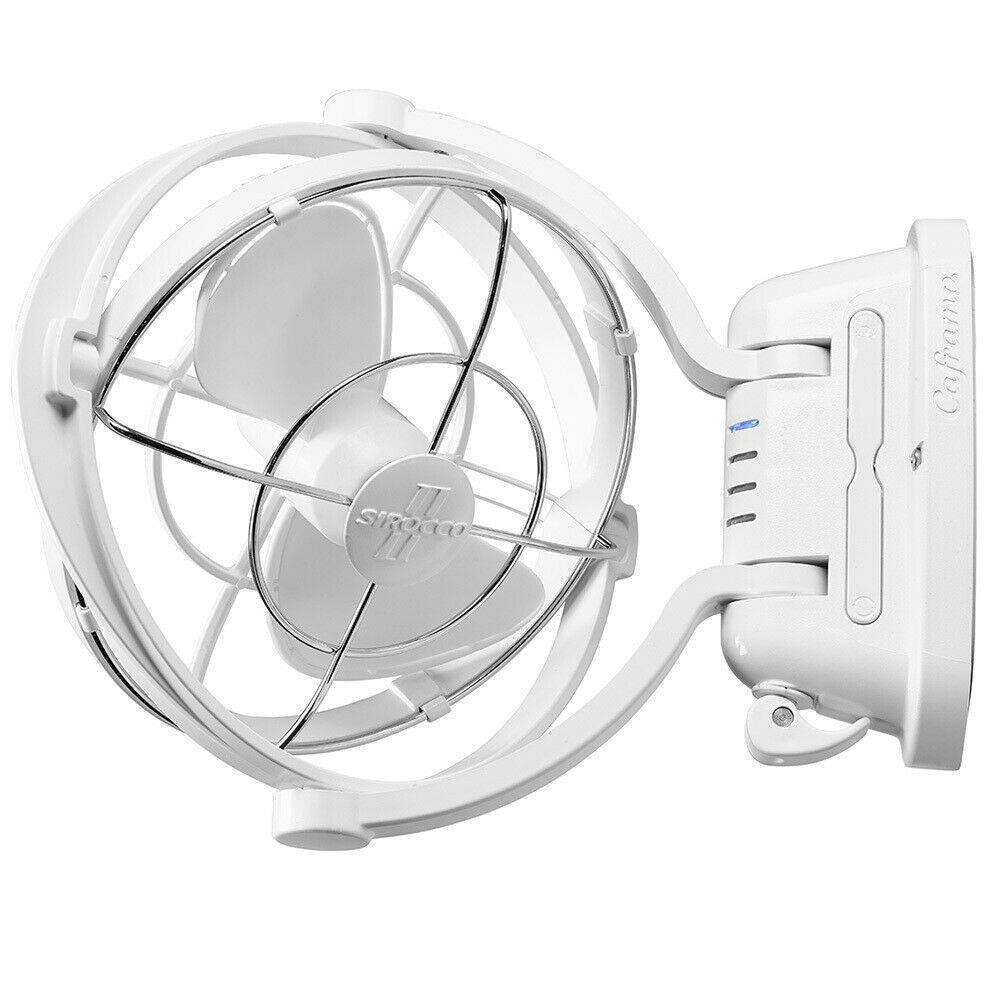 Sirocco Fan 2 - 12volt 3 Speed - White - Everything Caravans