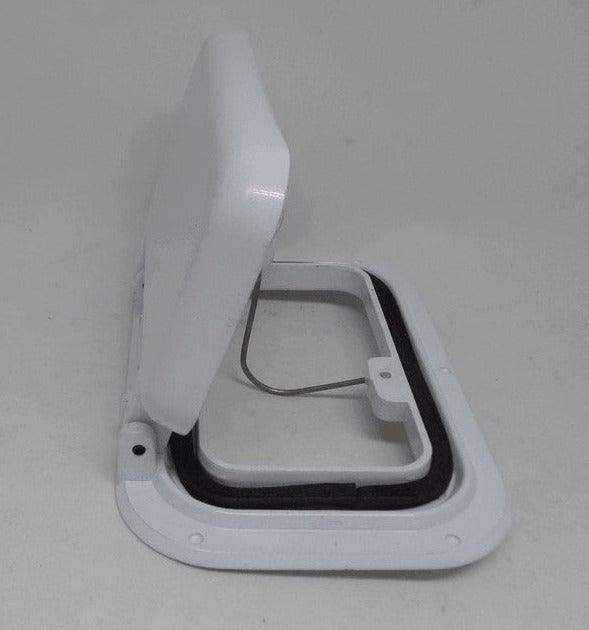 Small Scupper Vent White - Alloy - Everything Caravans