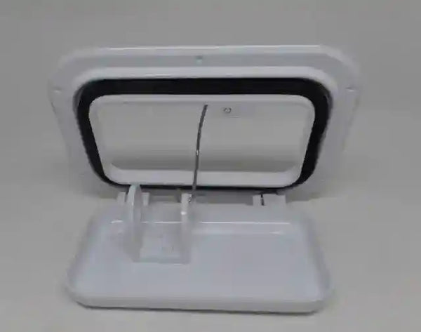 Small Scupper Vent White - Alloy - Everything Caravans
