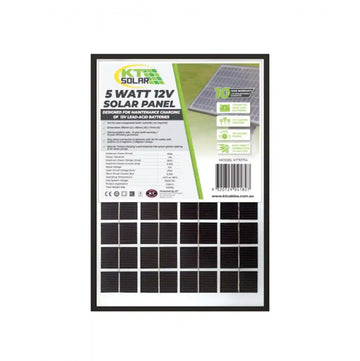 Solar Panel 5 Watt Mono 12v - Everything Caravans